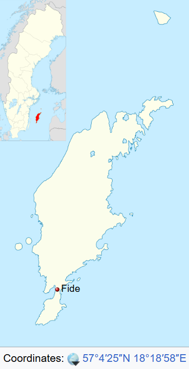 Fide Gotland Sweden